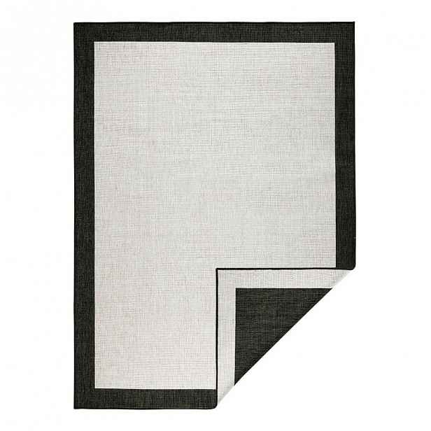 Černo-krémový venkovní koberec Bougari Panama, 120 x 170 cm