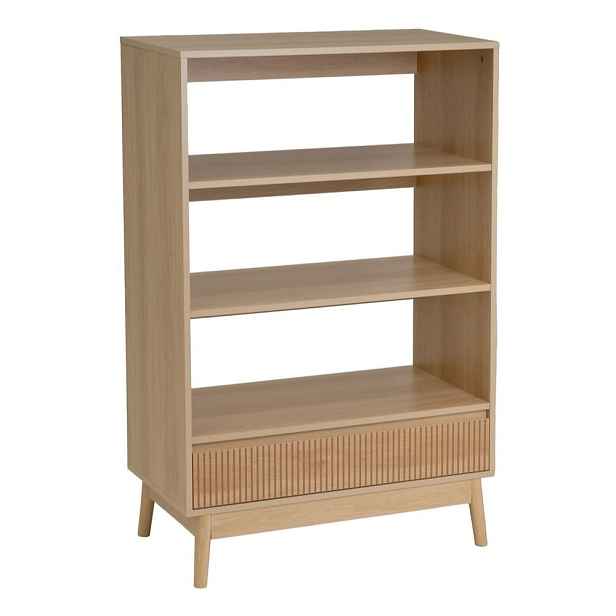 Knihovna v přírodní barvě 80x120x40 cm Naroa – Casa Selección