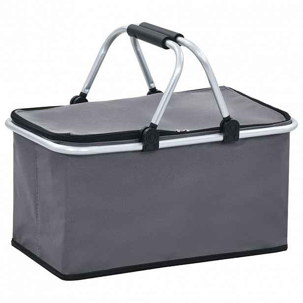 Šedá skládací chladící taška VALISE