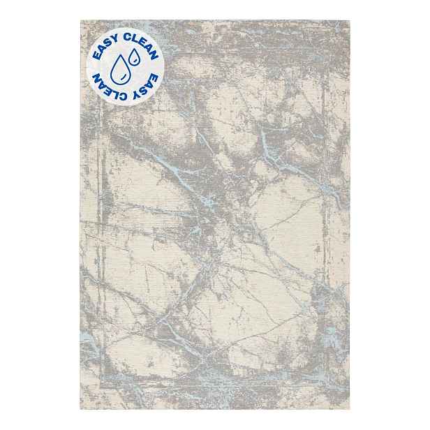 Velký koberec 200 x 280 Deco Rugs Grey Blue Net (4528) béžovo-modrý
