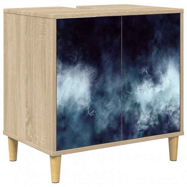 vidaXL Koupelnová skříň RAALTE Sonoma 60 x 40 x 60 cm Kompozitní dřevo
