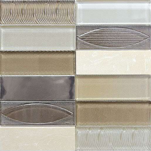 Mozaika Geo beige 30x30 cm mat / lesk GEOBE