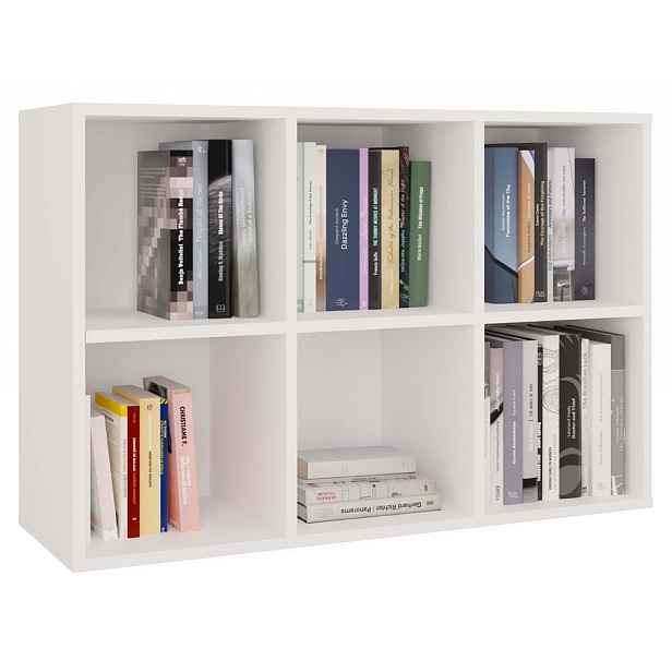 TP Living Regál MALAX MINI 2x3 bílý