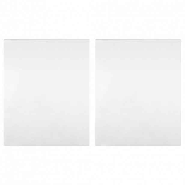 vidaXL Zrcadlové fólie 2 ks samolepicí 60 x 100 cm PET