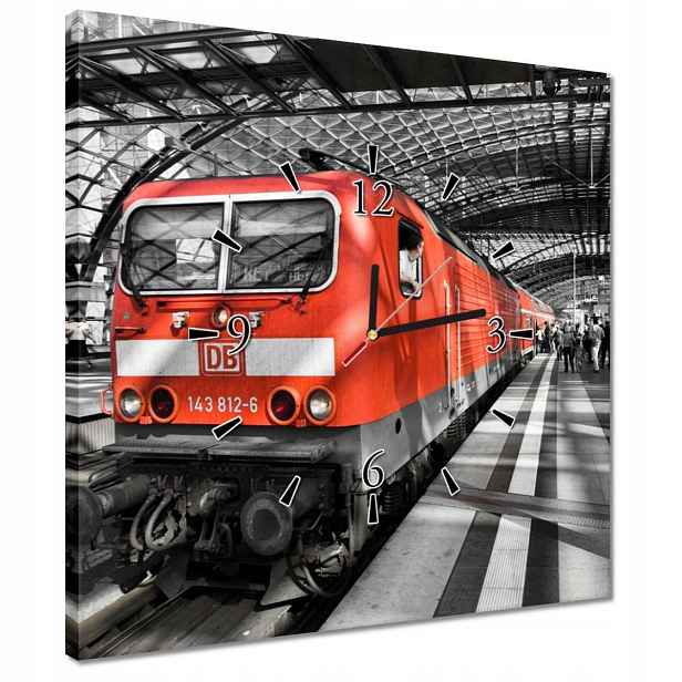 Hodiny 40x40 Vlak v Berlíně