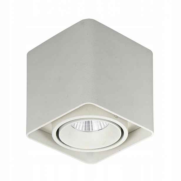 Bonnie Minimalistické bílé čtvercové nástěnné svítidlo Spot Led 10W 3000K