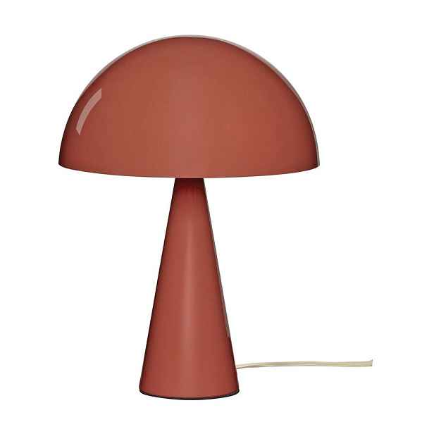 Červená stolní lampa (výška 34 cm) Mush – Hübsch