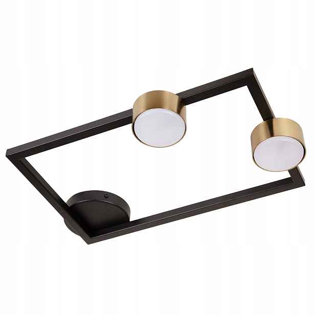 Sigma Lighting Stropní Svítidlo Frame černá/zlatá 2xGX53 Moderní