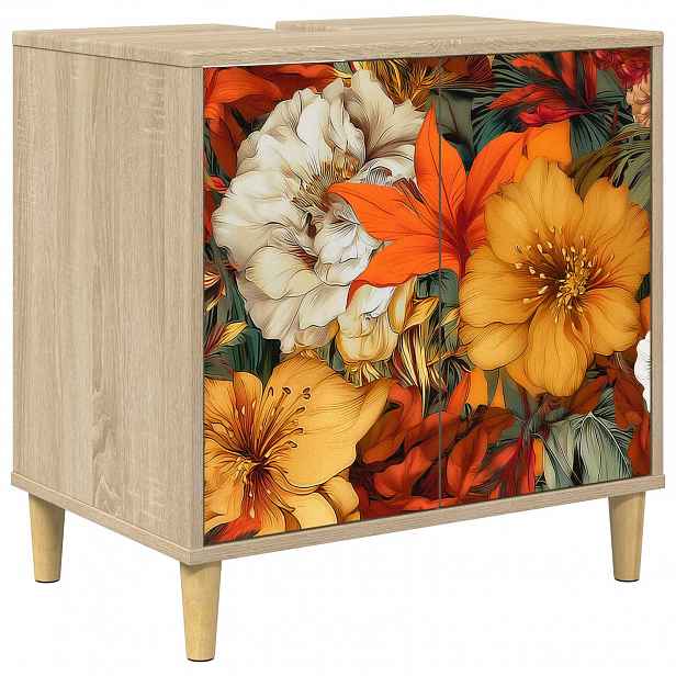 vidaXL Koupelnová skříň GENNEP Sonoma 60 x 40 x 60 cm Kompozitní dřevo