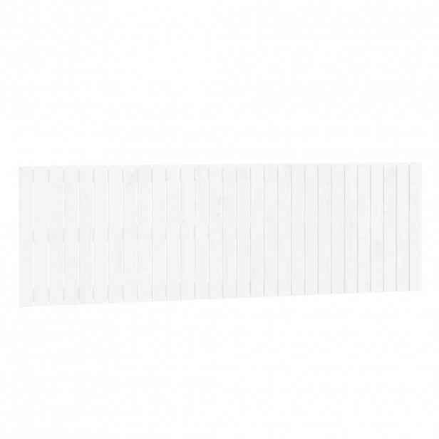 vidaXL Nástěnné čelo postele bílé 185 x 3 x 60 cm masivní borové dřevo