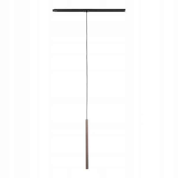 Černé kovové kolejnicové osvětlení 1xG9 Regulace výšky pro Tk Lighting