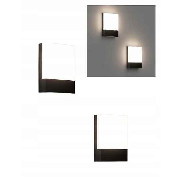Led Venkovní Nástěnné Svítidlo Neutrální Bílá Klighten 24W 2 Kusy