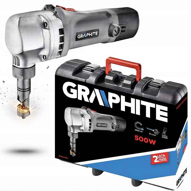 Elektrické nůžky na plech Graphite 59G401 500W 2,5 mm