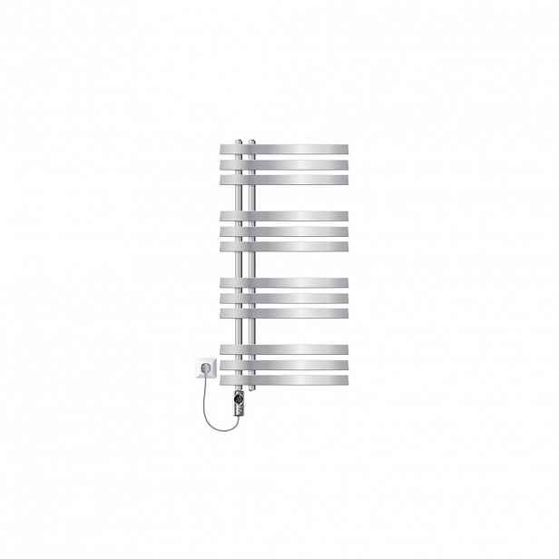 LuxeBath ELEKTRICKÝ KOUPELNOVÝ TOPNÝ TĚLESO Iron EM 500 x 1000 mm, chrom, s topným tělesem 300 W, digitální ovládání