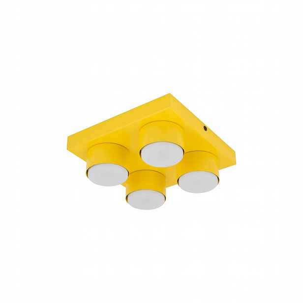 Stropní svítidlo na omítku Žluto-zlaté 23 cm Sekační kuchyně Tk Lighting