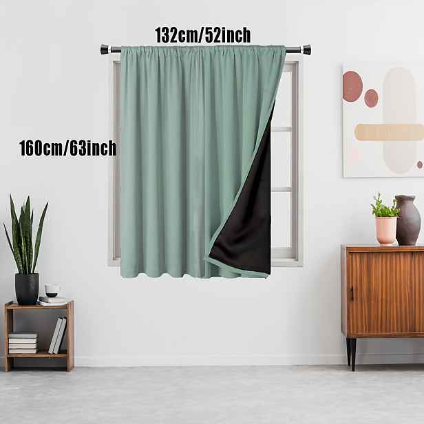 TEMU Balíček 1 ks, Stylové minimalistické závěsy s kapsou na tyč, kvalitní polyesterová látka, lehký a snadno instalovatelný, odolný a měkký,