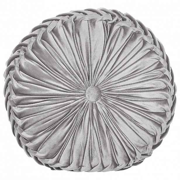 Beliani DEKORATIVNÍ POLŠTÁŘ Šedý 40/40 cm Udala