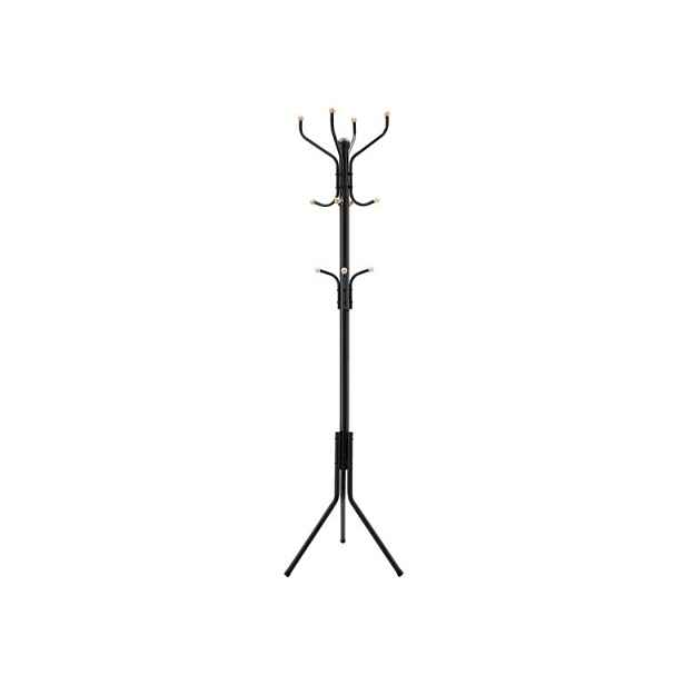 Kovový věšák 182 cm, černý