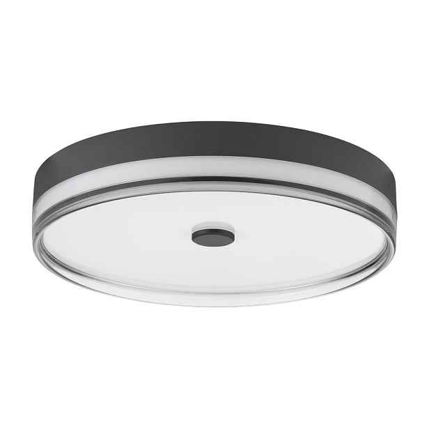 Matně černé ocelové LED stmívatelné stropní svítidlo Helios – Nova Luce
