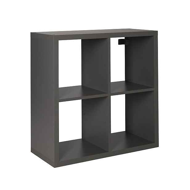 Szynaka Regál Mixxit 4 B&Q 74 cm grafit
