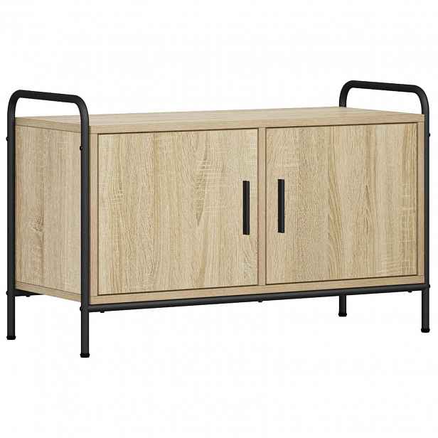 vidaXL Televizní skříň 79,5 x 33 x 50 cm Dub sonoma Kompozitní dřevo