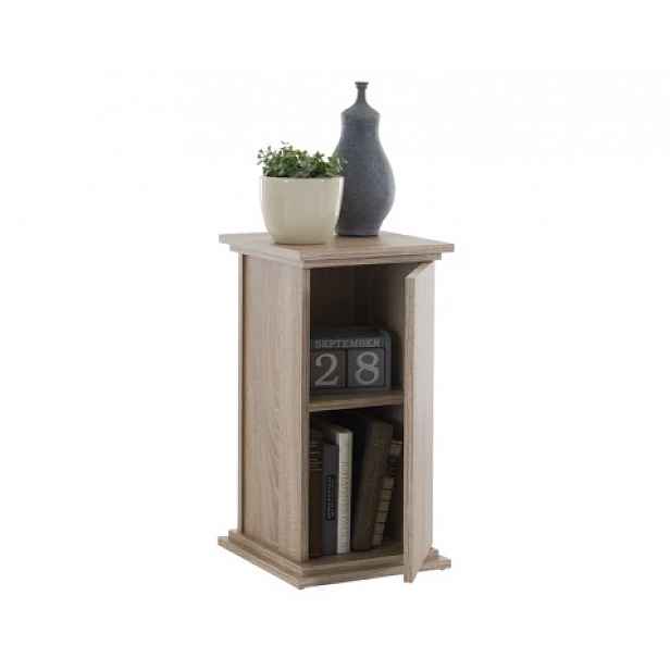 Skříňka v optice sloupu Essex 1, výška 58 cm, dub sonoma