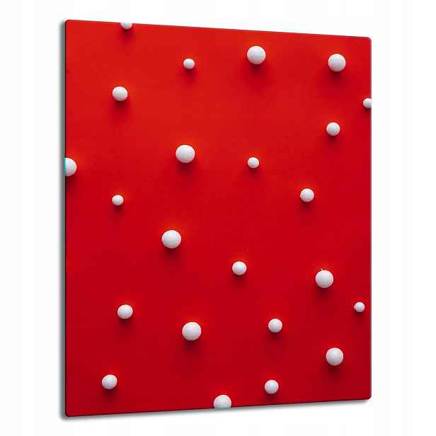 7v1 Skleněná Deska Panelová Deska 40x52 Červená