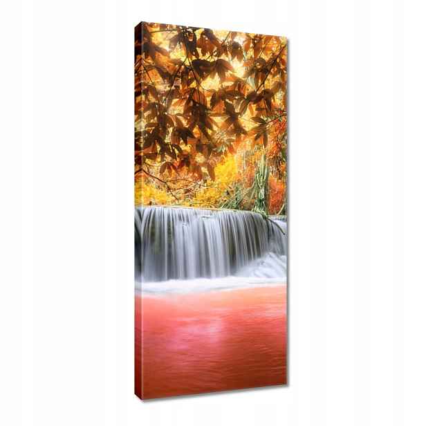Obraz 40x100 Oranžový vodopád