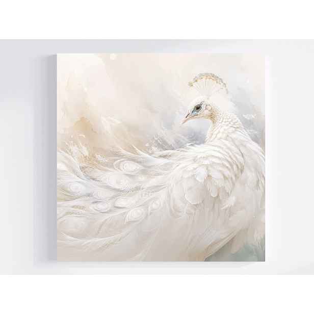 Obraz Na Plátně Canvas Příroda Pták Páv Elegance Puch Glamour Boho 50x50