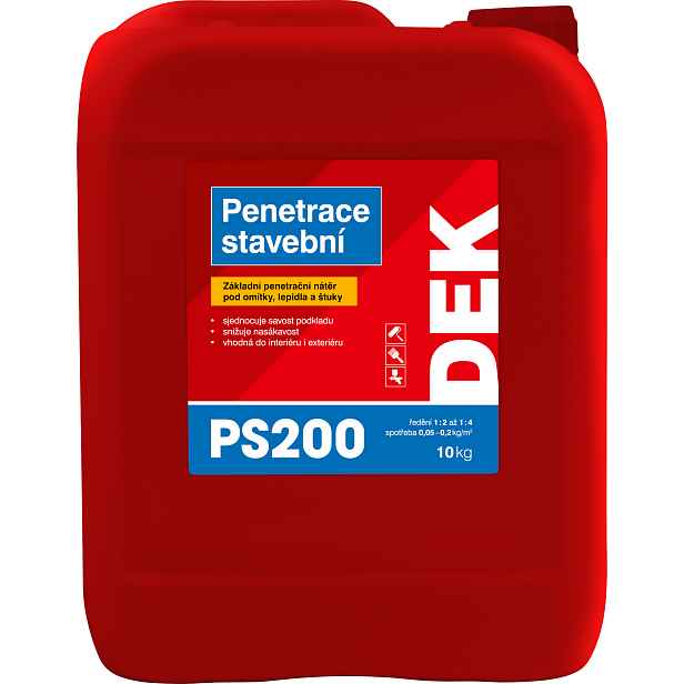 Penetrace stavební DEK PS200 10 kg