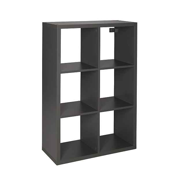 Szynaka Regál Mixxit 6 B&Q 74 cm grafit