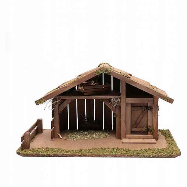 Vánoční betlém *stáj* 45x24x22cm pro figurky o výšce 7-8cm