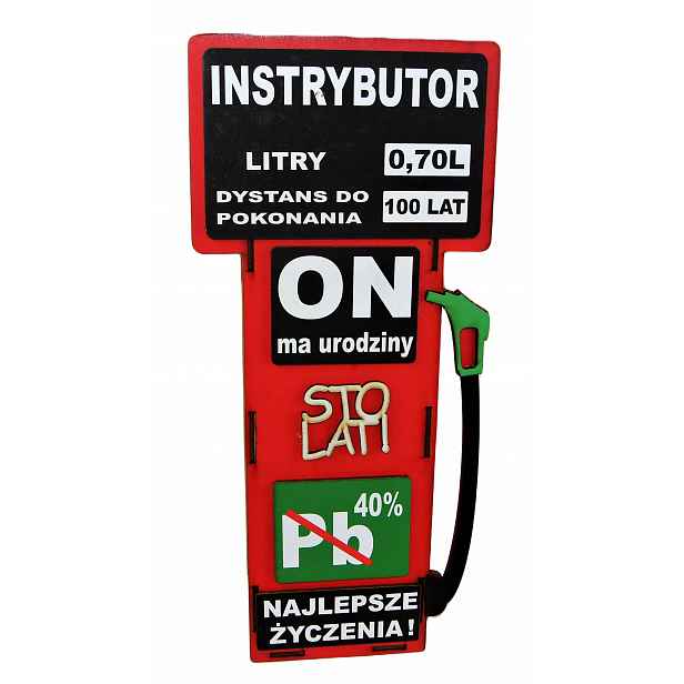Vtipný Dárek k jmeninám Zatankuj Na Full 0,7l