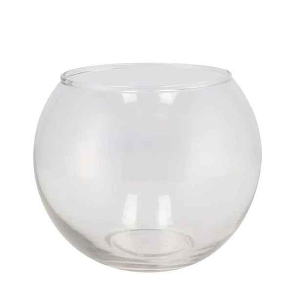 Baňatá skleněná váza Sphere transparent - Ø 17*14 cm daan kromhout