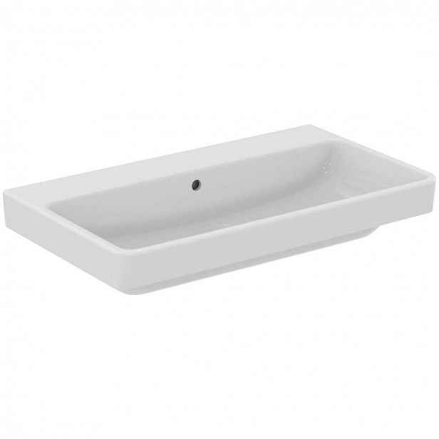Ideal Standard i.Life B - Umyvadlo 82x48 cm, s přepadem, bez otvoru pro baterii, bílá T684401