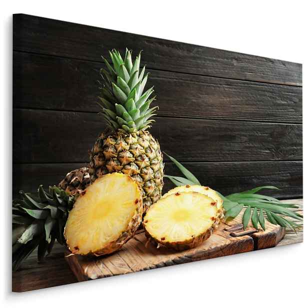 Moderní obraz na plátně do kuchyně Nakrájený Ananas Varianta: 40x30