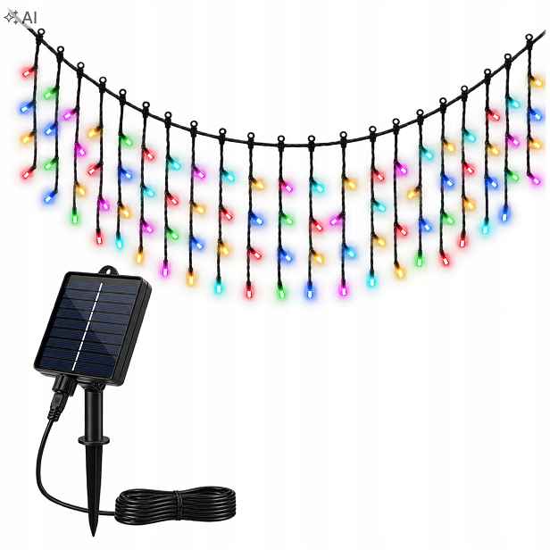Solární lampy Rampoušky Led Venkovní IP65 Rgb – 8 režimů svícení