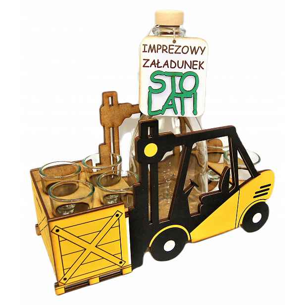Vtipný Dárek Vysokozdvižný vozík na narozeniny, jmeniny chlapa, tatínka, bratra 1-99