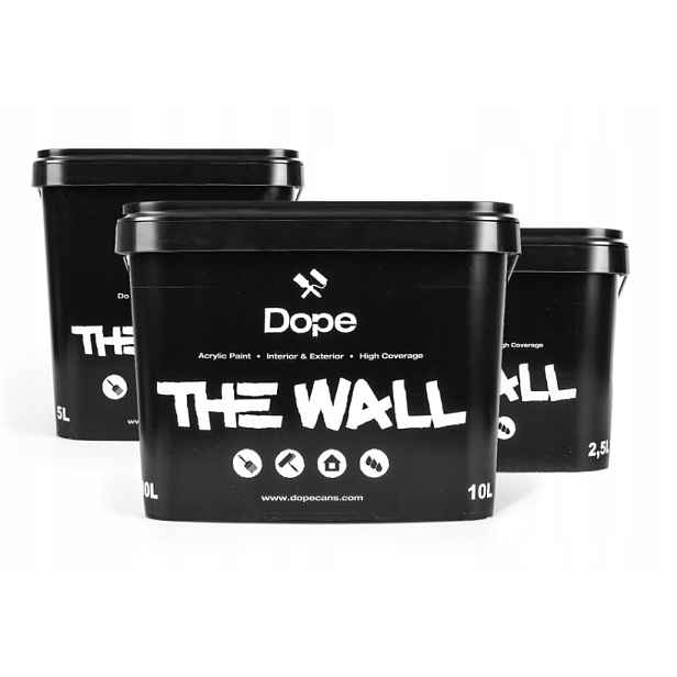 Barva Černá Matná Dope The Wall 5 L