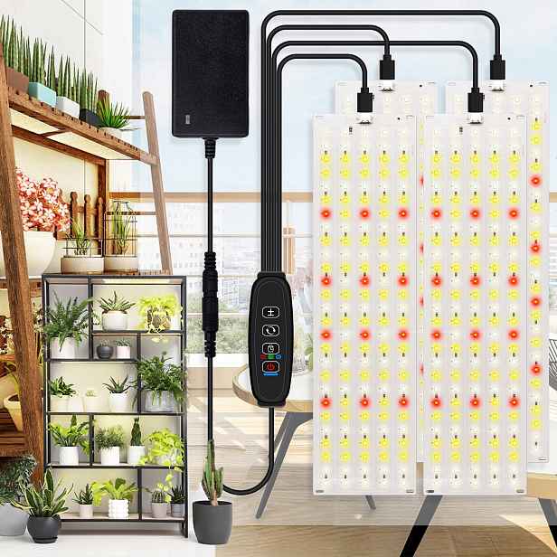 Full Spectrum Sluneční Světlo Lampa Pro Růst Pěstování Rostlin 30CM 4KS