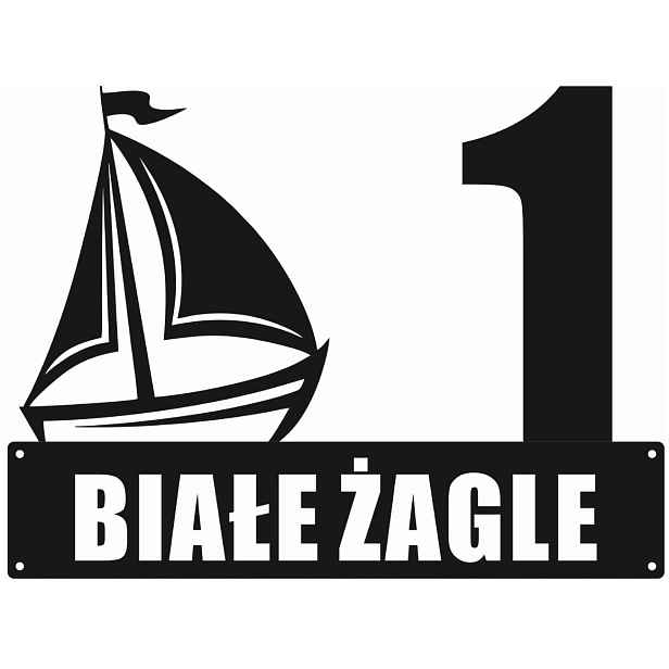 Číslo Na Dům 80 cm Tabule Adresa Ocel 2 mm Grafika 87