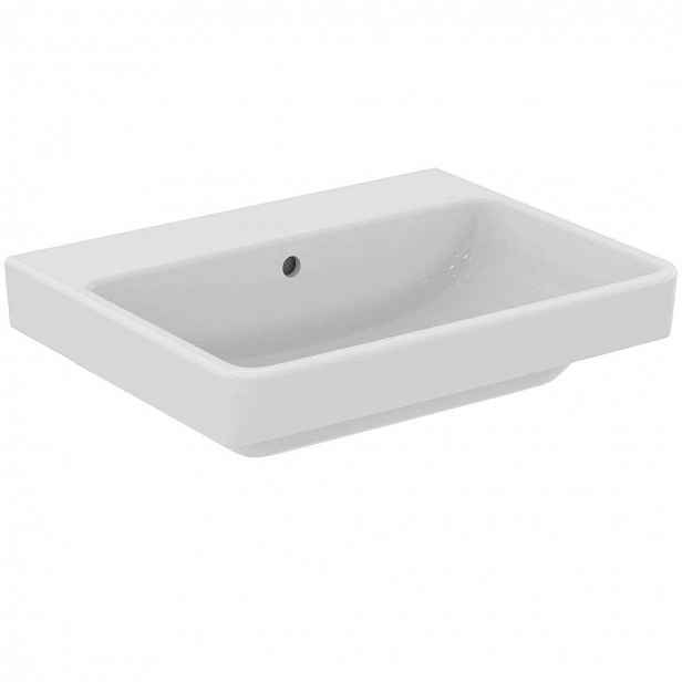 Ideal Standard i.Life B - Umyvadlo 60x48 cm, s přepadem, bez otvoru pro baterii, bílá T684501