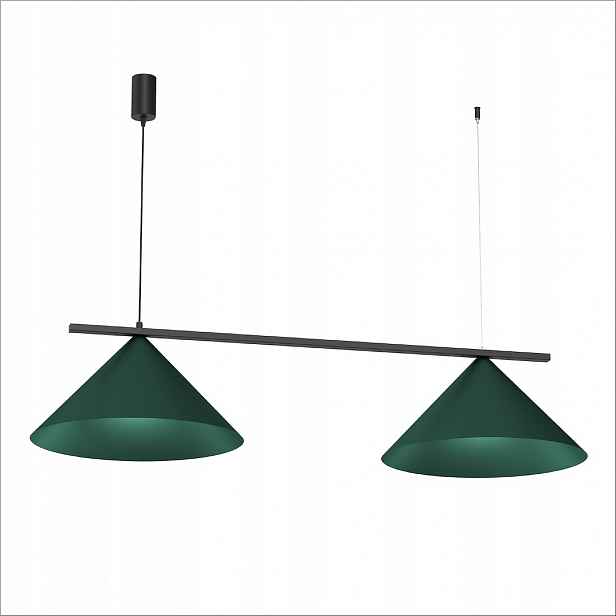 Milagro Závěsná lampa Capital Zelená Černá 2xGX53 Nastavitelná MLP1529