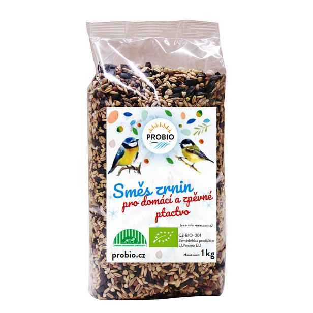 PRO-BIO BIO Směs zrnin pro domácí zpěvné ptactvo 1 kg