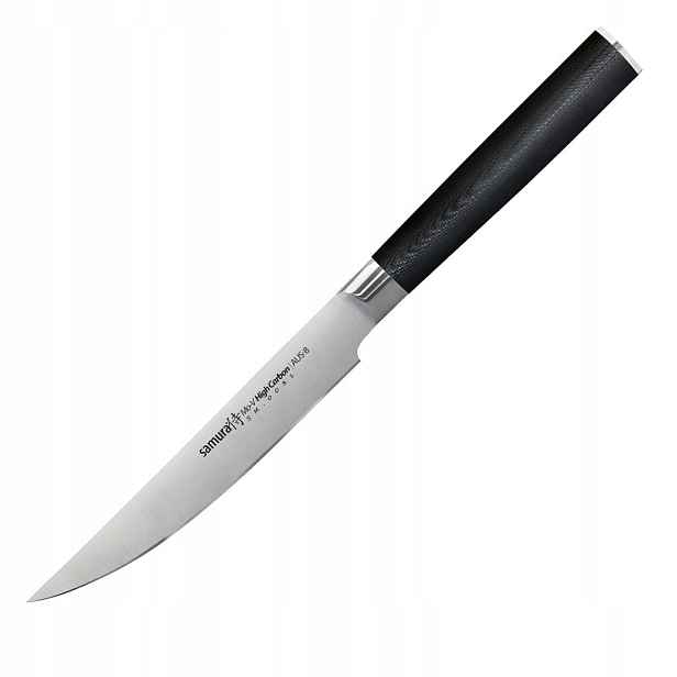 Steakový nůž Samura Mo V 12 cm na Ocel , Nůž z oceli G10 Aus 8