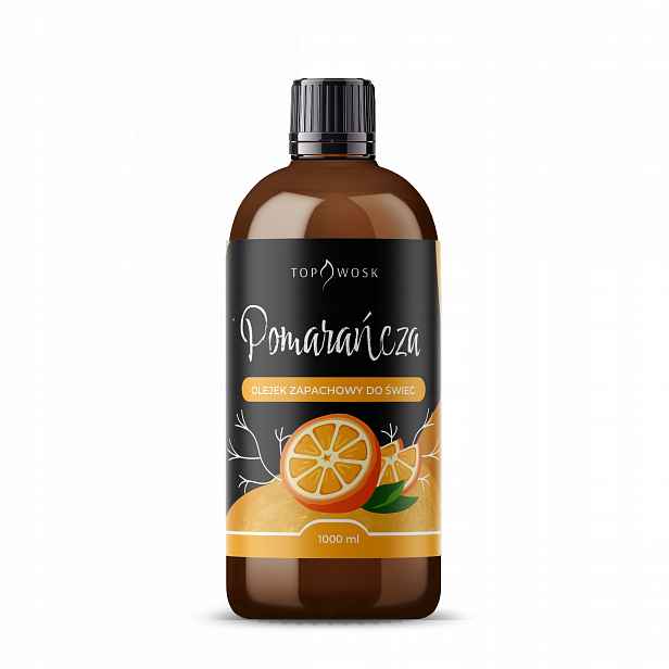Vůně do voskových svíček parafínový vonný olej Pomeranč 1000 ml