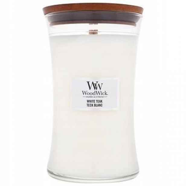 WoodWick White Teak Vase (White Teak) – Scented candle 275.0 g