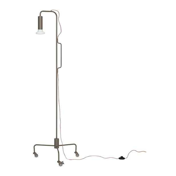 Hnědá stojací lampa (výška 154 cm) Ido – Hübsch