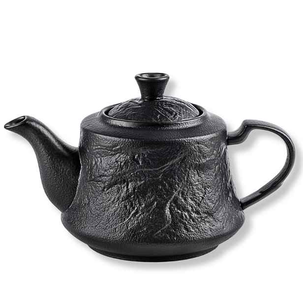 Konvice/Čajník na louhování čaje z černé porcelány Wilmax 1100 ml