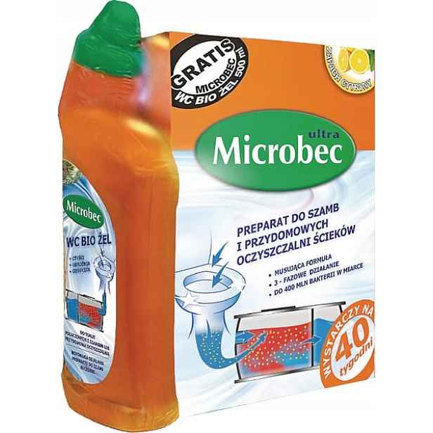 Microbec Ultra přípravek do septiků a čistíren odpadních vod 1 kg 1705BIO020100